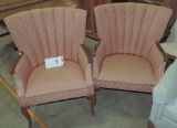 Pair Of 1920's Mahogany French Style Armchairs