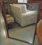 Vintage Mahogany Framed Wall Mirror