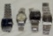 Lot Of 4 Vintage Seiko Watches