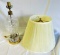 Brass & Crystal Glass Table Lamp With Shade