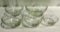 Lot Of 5 Glass Graduated Mixing Bowls