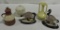 Boehm Geese Figurines, Italian Ceramic Creamer, & Trenton Pottery Vase