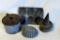 4 Pc Grey Graniteware Lot