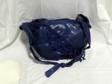 Casadei Italy Blue leather Handbag