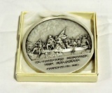 Washington Crossing The Delaware Sterling Medallion