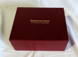 Wedgwood Glass Egyptian Chalices In Box
