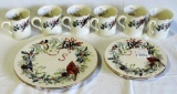 10 Pc Lenox Winter Greetings China