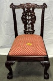 Mahogany Chippendale Carved Childs Chair