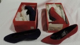 2 Pair Charles Jourdan Ladies Shoes New In Box