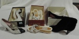 3 Pair Ladies Designer Shoes New In Boxes