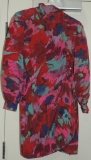 Emanuel Ungaro Multi Color Print Dress