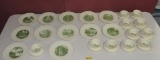 1932 (34) Piece Wedgewood China Smith College Plates