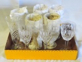 10 Misc. Waterford Crystal Glasses