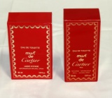 (2) Boxes of Must De Cartier Eau De Toilet New in boxes