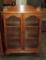 Oak Finish 2 Door Bookcase