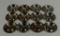 Lot Of 12 Monogramed Sterling Silver Coasters