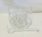 Crystal Glass Punch Bowl, Cups And Ladle