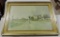 Vintage Oil On Canvas Of Village Scene Signed Kremer