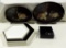 Wood Trays Lock Box Lot
