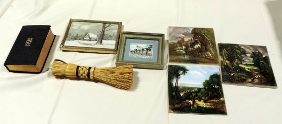 Tray Lot Missile Book, 3 Tiles, Small Framed Prints