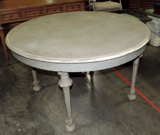 Grey Painted Round Table
