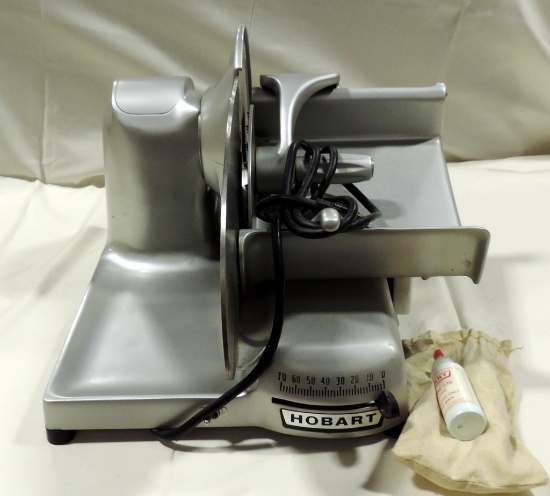 Clean Hobart Commercial Meat Slicer