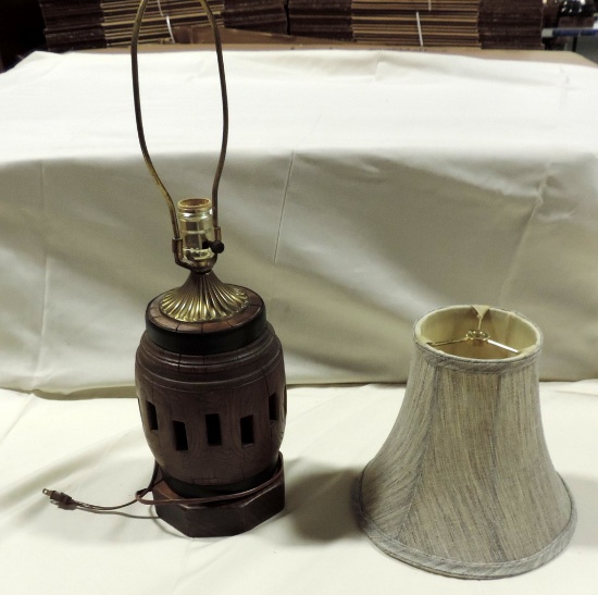 Wagon Wheel Lamp