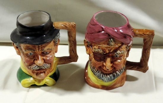 Unmarked Toby Mugs