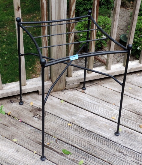 Black Iron Outdoor Stand