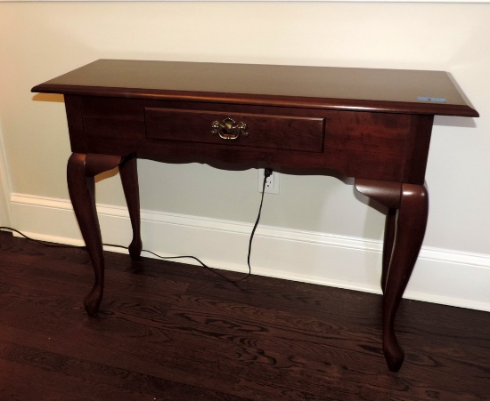 Mahogany Queen Anne 1 Drawer Table