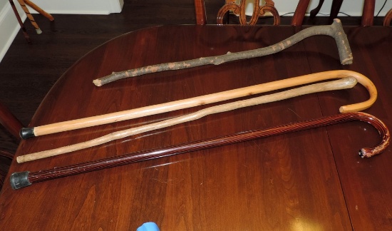 Lot Of (4) Old Canes