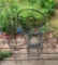 Lot of outdoor Metal Plant Stands and Decorative Climbing posts