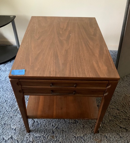 1970's Single Drawer Side Table