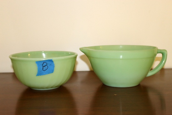 (2) Pieces of Jadeite Fireking