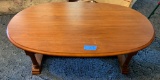 Oak Oval Coffee Table
