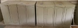 (4) Keter Hard Plastic Utility Cabinets
