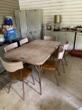 Vintage 1970's Table and 6 Chairs