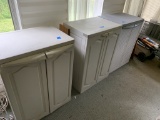 (3) Hard Plastic Utility Cabinets