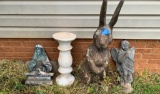 (4) Garden Statuary Figures