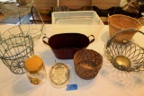 Lot of Decorative Baskets