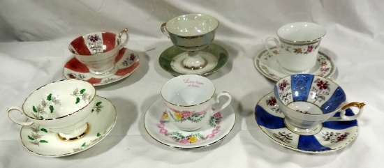 (6) Collectible Cup & Saucers