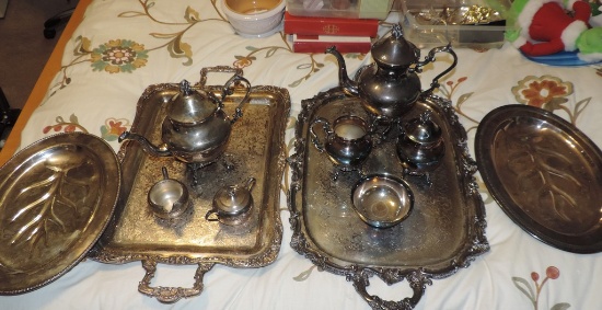 Huge Lot of Silver Plate