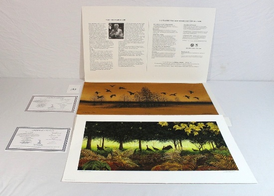 Bob Timberland Sportsman Series 2014 "A Resting Place" 2009 "Backwoods Giclee