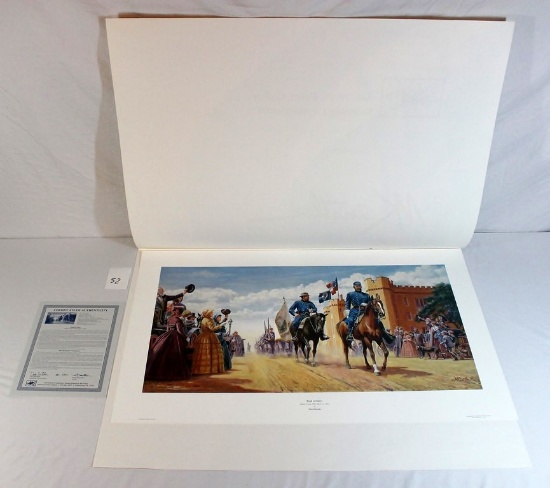 Mort Kunstler 1998 "Road to Glory"