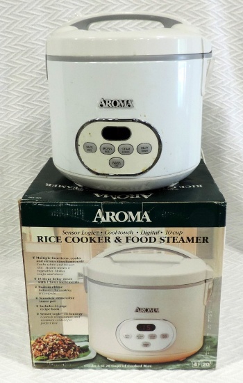 Aroma Rice Cooker & Food Steamer In Box