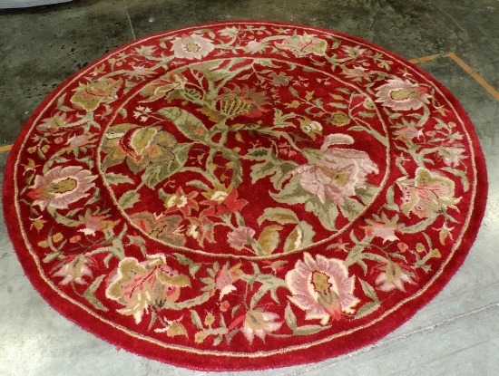 Capel Kaleen Wool Floral Pattern Rug