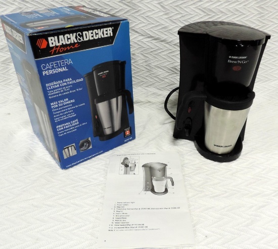 Black & Decker Brew -N- Go Coffeemaker