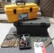 (2) Contractor Tool Boxes and Misc. Tools