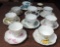 (9) Antique Cups and Saucers