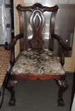 Chippendale Style Arm Chair